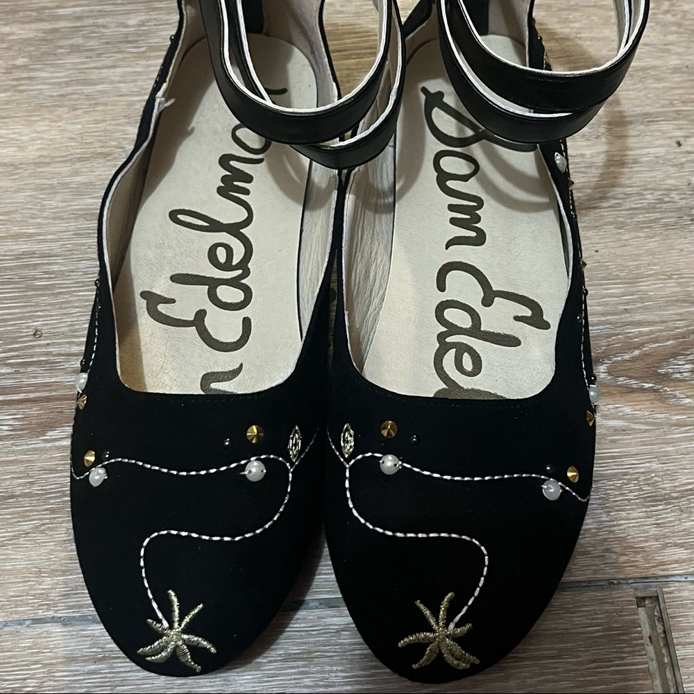 SAM EDELMAN Felicia Josie Lucien Ankle Strap Flat - Picture 3 of 12